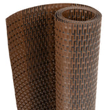 Vidaxl Balcony screen 1000x80 cm Poly Rattan Brown and Black - afbeelding 2