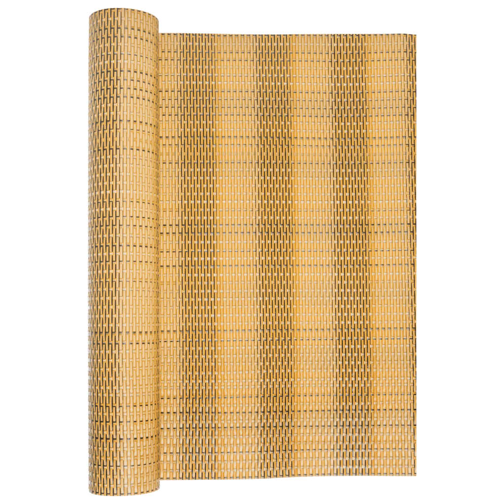 Vidaxl Balcony Schermata 300x80 cm Poly Rattan Light Brown