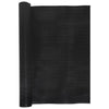 Vidaxl Balcony Screen 300x90 cm Poly Rattan Black