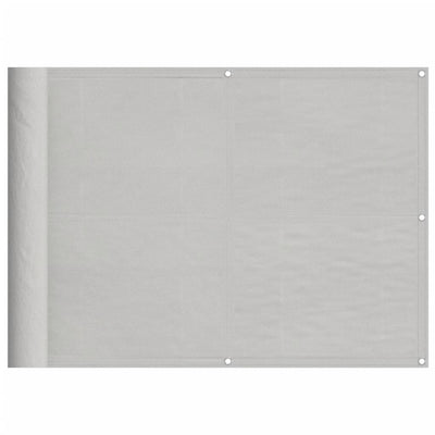 Vidaxx mampara de balcón 75x1000 cm 100% poliéster oxford gris claro