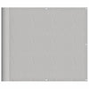 Vidaxl balkonscherm 90x500 cm 100% oxford polyester lichtgrijs