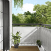 Pantalla de balcón Vidaxl 90x600 cm 100% Oxford Polyester Grey