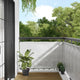 Paravento per balcone Vidaxx 90x700 cm 100% poliestere oxford grigio chiaro