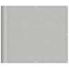 Paravento per balcone Vidaxx 90x1000 cm 100% poliestere oxford grigio chiaro