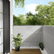 Paravento per balcone Vidaxx 120x1000 cm 100% poliestere oxford grigio chiaro