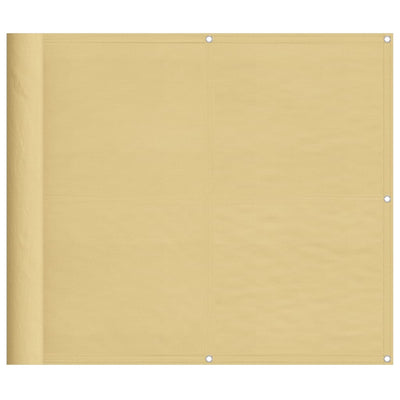 Vidaxl Balcony Screen 90x500 cm 100% Oxford Polyester Sand -Collorato