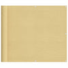 Vidaxl balkonscherm 90x700 cm 100% oxford polyester zandkleurig