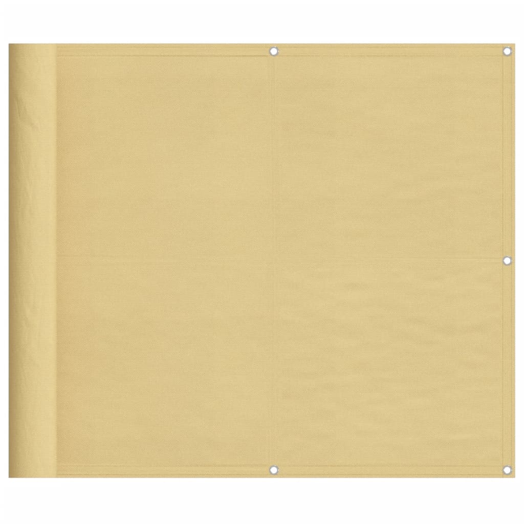 Paravento per balcone Vidaxx 90x700 cm 100% poliestere oxford color sabbia