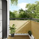 Paravento per balcone Vidaxx 90x1000 cm 100% poliestere oxford color sabbia