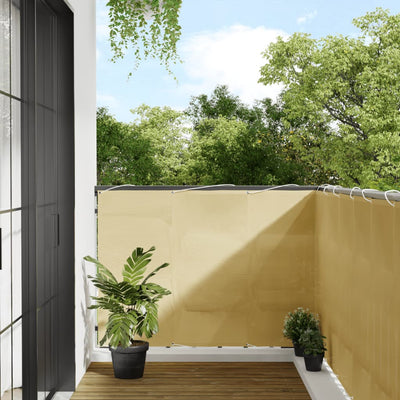 Vidaxl Balcony Screen 120x800 cm 100% Oxford Polyester Sand -colorato