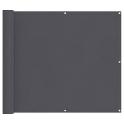Vidaxl balkonscherm 90x700 cm 100% oxford polyester antracietkleurig