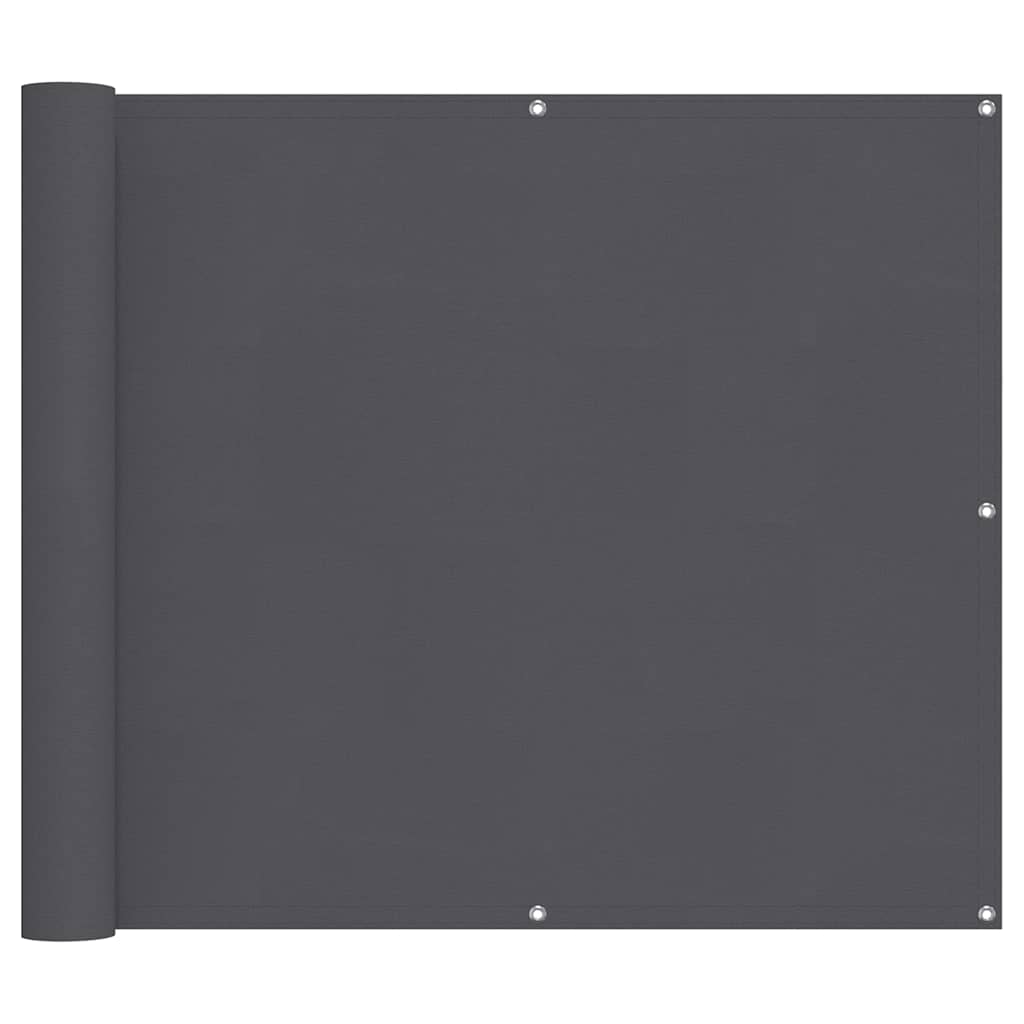 Vidaxl balkonscherm 90x700 cm 100% oxford polyester antracietkleurig