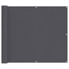 Vidaxl balkonscherm 90x800 cm 100% oxford polyester antracietkleurig