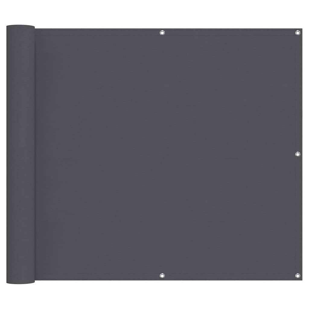 Vidaxl balkonscherm 90x800 cm 100% oxford polyester antracietkleurig