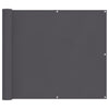 Vidaxl balkonscherm 90x1000 cm 100% oxford polyester antracietkleurig