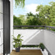 Paravento per balcone Vidaxx 75x700 cm 100% poliestere oxford bianco