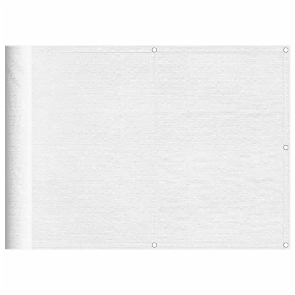 Vidaxx mampara de balcón 75x800 cm 100% poliéster oxford blanco
