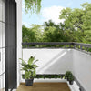 Paravento per balcone Vidaxx 75x800 cm 100% poliestere oxford bianco