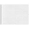 Paravento per balcone Vidaxx 75x1000 cm 100% poliestere oxford bianco