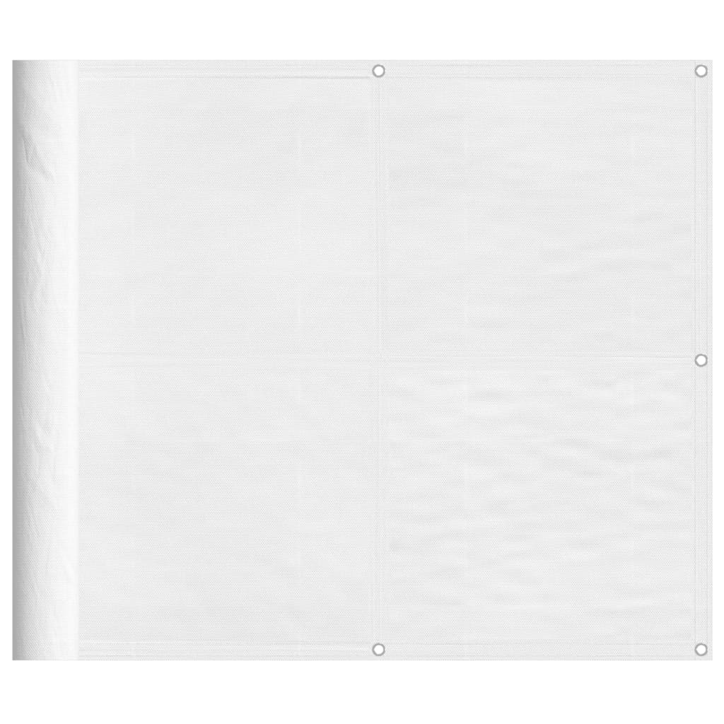 Vidaxx mampara de balcón 90x700 cm 100% poliéster oxford blanco
