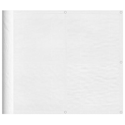 Vidaxl balkonscherm 90x800 cm 100% oxford polyester wit