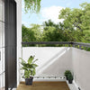 Paravento per balcone Vidaxx 90x800 cm 100% poliestere oxford bianco