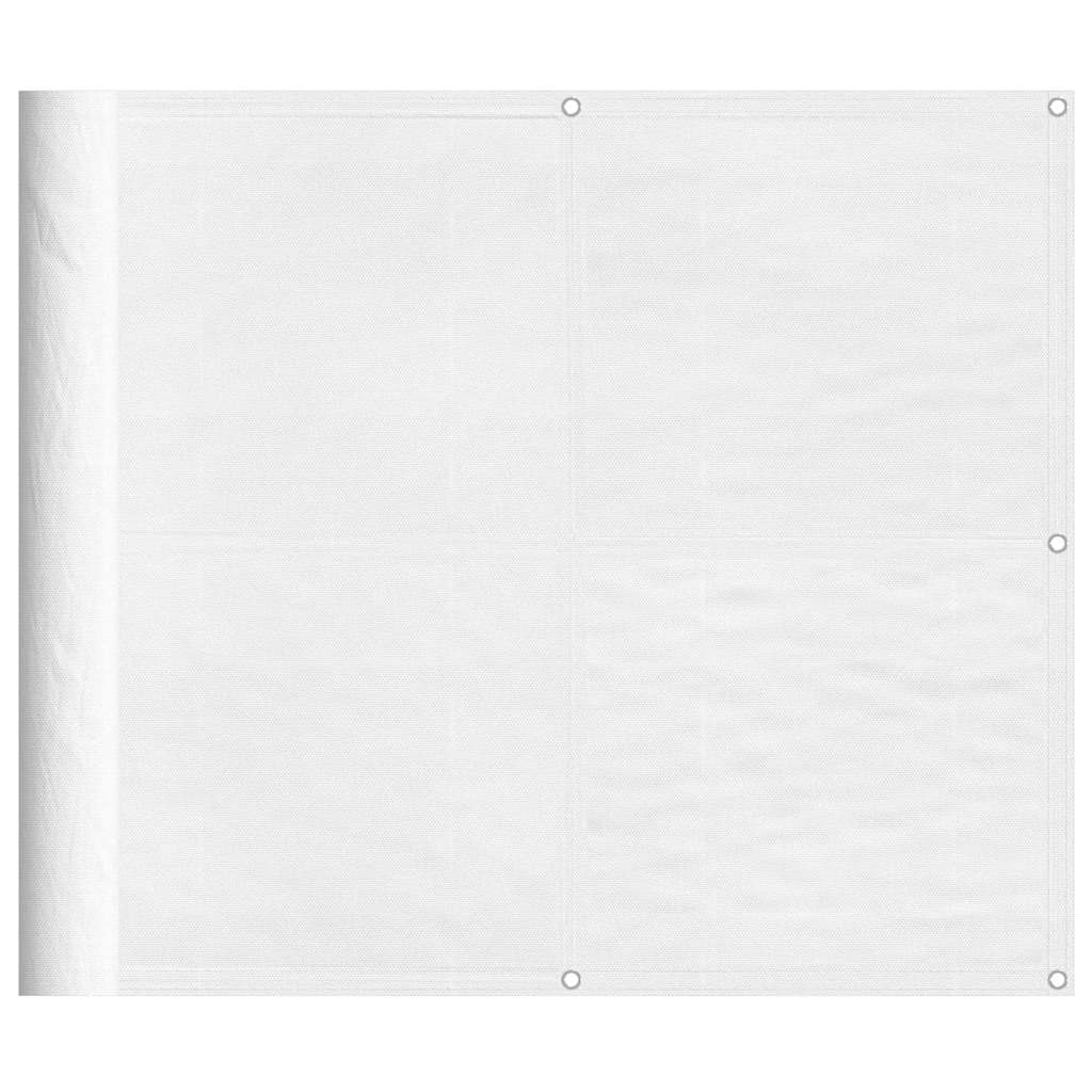 Paravento per balcone Vidaxx 90x1000 cm 100% poliestere oxford bianco