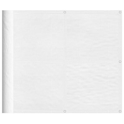 Vidaxx mampara de balcón 90x1000 cm 100% poliéster oxford blanco