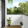 Paravento per balcone Vidaxx 90x1000 cm 100% poliestere oxford bianco