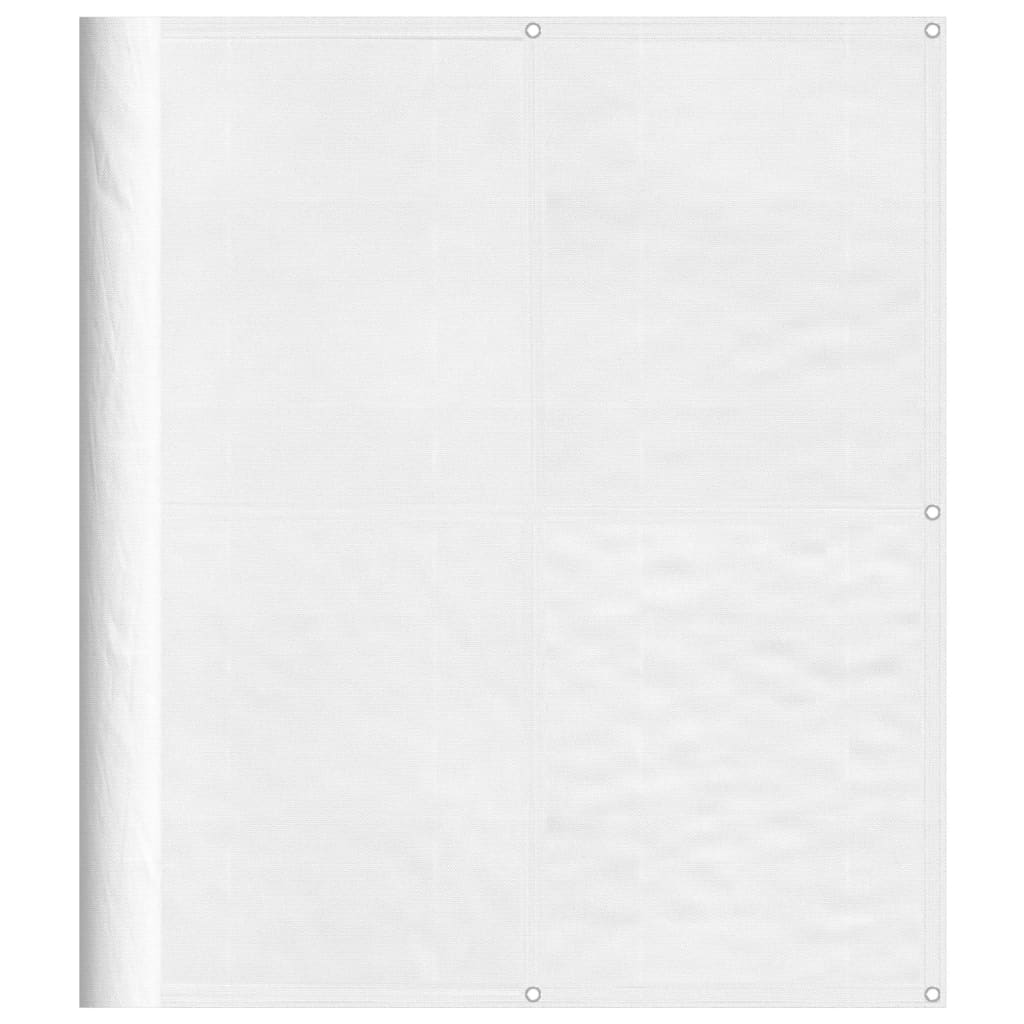 Paravento per balcone Vidaxx 120x700 cm 100% poliestere oxford bianco