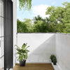 Paravento per balcone Vidaxx 120x700 cm 100% poliestere oxford bianco