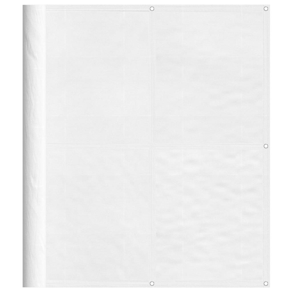 Vidaxl balkonscherm 120x1000 cm 100% oxford polyester wit