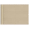 Vidaxl Balcony Screen 75x800 cm 100% Oxford poliestere beige