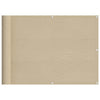 Paravento per balcone Vidaxx 75x1000 cm 100% poliestere oxford beige