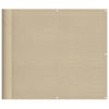 Paravento per balcone Vidaxx 90x800 cm 100% poliestere oxford beige