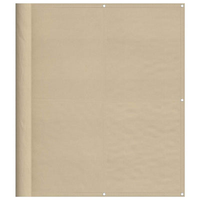 Vidaxl balkonscherm 120x700 cm 100% oxford polyester beige