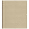Vidaxl balkonscherm 120x800 cm 100% oxford polyester beige
