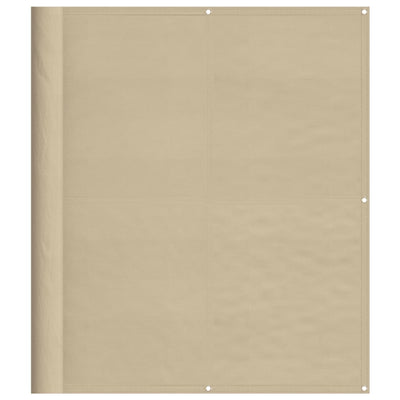 Vidaxl balkonscherm 120x800 cm 100% oxford polyester beige