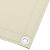 Vidaxl balkonscherm 90x1000 cm 100% oxford polyester crèmekleurig