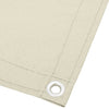 Vidaxx mampara de balcón 120x800 cm 100% poliéster oxford color crema