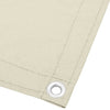 Vidaxl balkonscherm 120x1000 cm 100% oxford polyester crèmekleurig