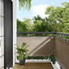 Paravento per balcone Vidaxx 75x700 cm 100% poliestere oxford tortora