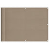 Paravento per balcone Vidaxx 75x800 cm 100% poliestere oxford tortora