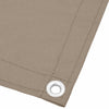 Paravento per balcone Vidaxx 90x800 cm 100% poliestere oxford tortora
