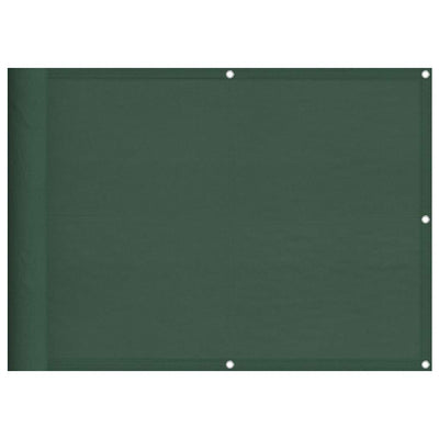 Vidaxl balkonscherm 75x700 cm 100% oxford polyester donkergroen