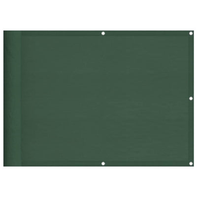 Vidaxl balkonscherm 75x800 cm 100% oxford polyester donkergroen