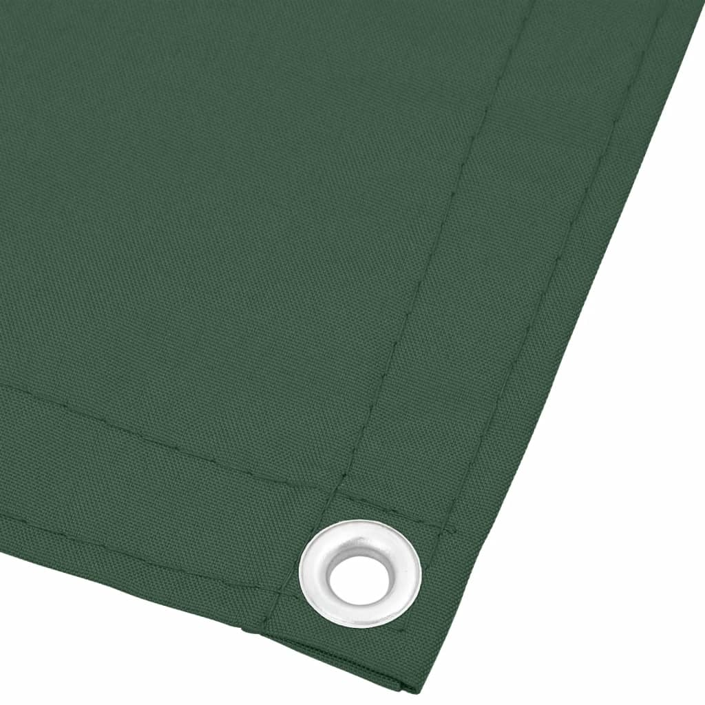 Vidaxx mampara de balcón 75x800 cm 100% poliéster oxford verde oscuro