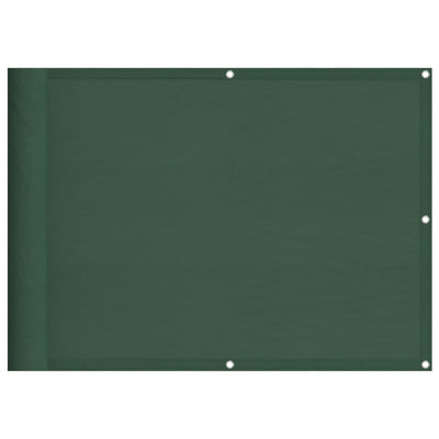 Vidaxx mampara de balcón 75x1000 cm 100% poliéster oxford verde oscuro
