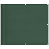 Vidaxl balkonscherm 90x800 cm 100% oxford polyester donkergroen