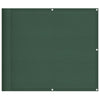 Vidaxx biombo de balcón 90x1000 cm 100% poliéster oxford verde oscuro